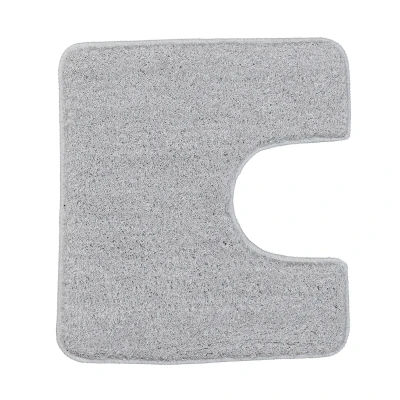 Imagen de Kleine Wolke Seattle Alfombrilla para Pedestal, 55 x 50 cm, Color Gris Niebla, Poliéster, 50.00 55.00 2.50 cm