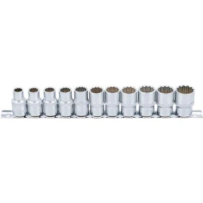 Imagen de BGS 9107 Juego de llaves vaso, 12 caras entrada 12,5 mm (1/2&quot;) 10 21 11 piezas