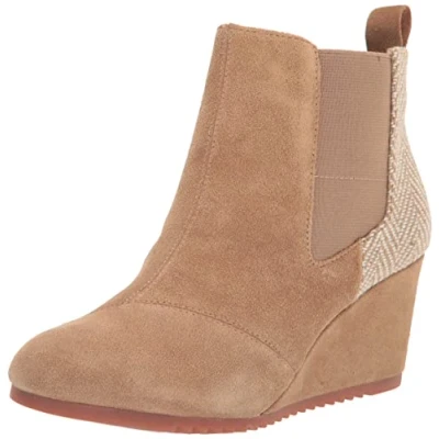 Imagen de TOMS Bailey, Botas Cortas al Tobillo Mujer, Toffee Suede Herringbone, 41 EU