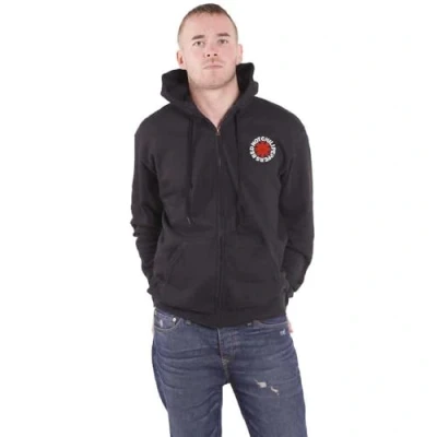Imagen de Red Hot Chili Peppers Asterisk Sudadera con capucha y cremallera, Negro , Large
