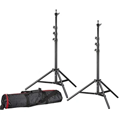 Imagen de Kit 2 Trípodes Iluminación Y Bolsa Pro 1 Br tp240 Bresser