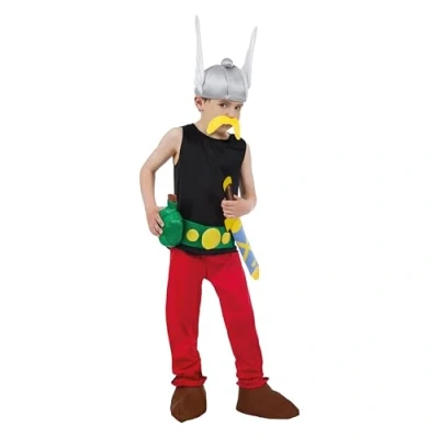 Imagen de 100% poliéster con licencia de vestuario Asterix el bigote en elástico