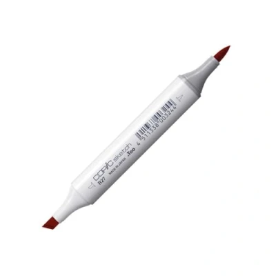 Imagen de Copic Sketch R27, Rojo cadmio, Rotulador doble con punta de anchura media y pincel.