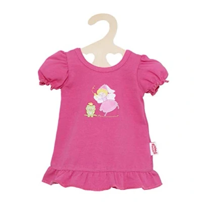 Imagen de Heless 1265 Camisón para muñecas, con motivo de hadas y ranas, en color rosa, talla 28 35 cm