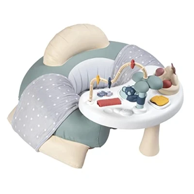 Imagen de Smoby Little Asiento Bebé, Acolchado, con Mesa de Múltiples Actividades, El Puede Separarse, Apto a Partir 6 Meses (7600140103)