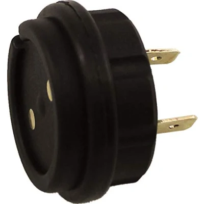 Imagen de Conector / Adaptador magnético hembra a bordo vehículo para la recarga de batería Compatible con cargador BC (12V max 15 Amp)