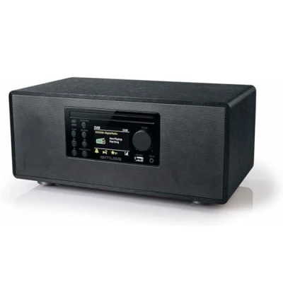 Imagen de MUSE Micro System, Reproductor de CD, Radio Dab+ FM PLL, Bluetooth, (M 695 DBT) Pantalla LCD, NFC: función emparejamiento automático, 60 vatios, Gris Oscuro