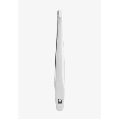 Imagen de ZWILLING Pinzas anguladas (depilación de cejas, eliminación astillas, afiladas a mano, puntas rugosas, hipoalergénicas), Premium, plata, 90 mm