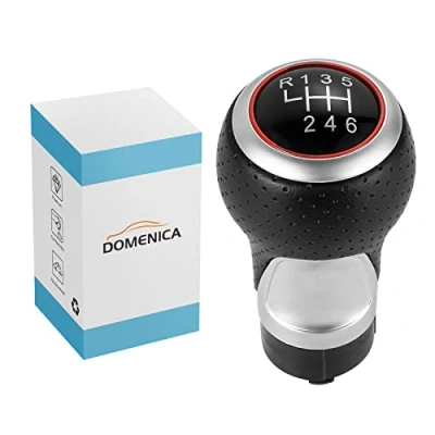 Imagen de DOMENICA Pomo Palanca de Cambios Compatible A3 A4 A5 A6 B6 B7 B8 S4 8K 8T Q5 8R VW Golf Polo Bora 12mm (R135 246)