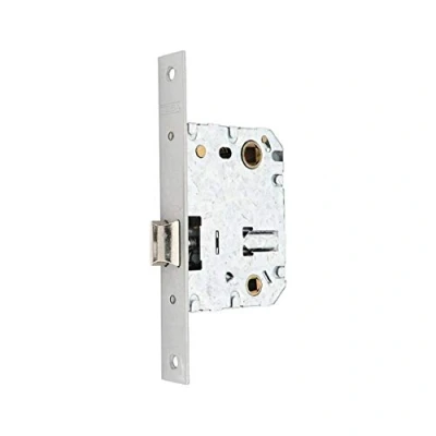 Imagen de Tesa Assa Abloy 134U50AI Picaporte Unificado Para Puertas de Madera Inoxidable Entrada 50 mm, Frente Cuadrado 134U
