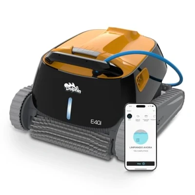 Imagen de Dolphin E40i Robot limpiafondos Piscina automático Sube Paredes, para Piscinas enterradas de 12m Multicolor