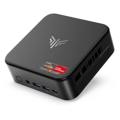 Imagen de NiPoGi AM02 Pro Mini PC, AMD Ryzen 7 5800U 16GB DDR4 512GB SSD Ordenador de Sobremesa, 4K 60Hz HDMI 2.0+DP1.4/ Wifi 6+BT5.2/ Type C para Casa/Oficina/Empresa, Radeon RX Vega 8