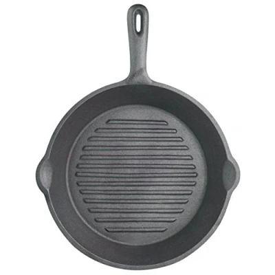 Imagen de KitchenCraft Sartén para Cocinar a la Plancha de Hierro Colado, 24 cm