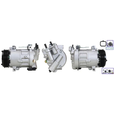 Imagen de LUCAS ACP01043 Compresor de Aire Acondicionado PAG 46 R134a con juntas PEUGEOT: 2008 I, 3008 208 I Hatchback, CITROËN: Berlingo II, C4 II Hatchback
