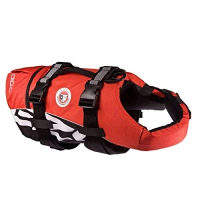 Imagen de EzyDog Chaleco Salvavidas para Perros DFD Ideal Natación y que tu Cachorro esté Seguro en el Agua, Seguridad Ropa (XS, Rojo)