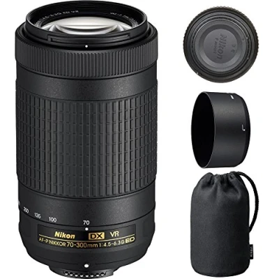 Imagen de Nikon AF P DX NIKKOR 70 300 mm f/4.5 6.3G ED VR Lens 20062B (Reacondicionado)