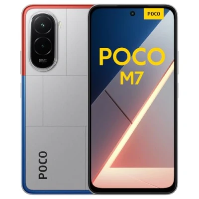 Imagen de XIAOMI POCO M7 Smartphone de 6+128GB, Cámara Dual 50MP con AI, Pantalla inmersiva 6,9 FHD+, Snapdragon 685, Carga rápida 33W y Reversible 18W, Cargador no Incluido, Plata (Versión ES)