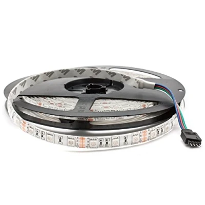 Imagen de SeKi Tira de luces LED RGB 12 V, 5 m, 60 ledes/m (300 unidades, IP20/IP65, RGB, IP65)