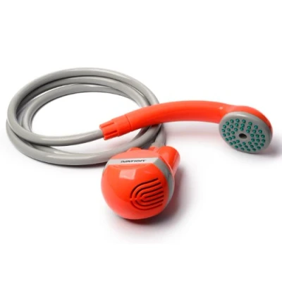 Imagen de Ivation Ducha Portatil Exterior, Electrica Funciona con Baterías Regadera de Camping Recargable y Compacta Extrae Agua Cubos para un Chorro Continuo Suave