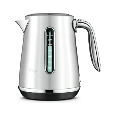 Imagen de Sage Soft Top Luxe Hervidor de Agua Eléctrico Silencioso Kettle Ebullición Rápida 1.7L, sin Cable, Acero Inoxidable