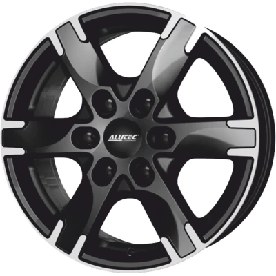 Imagen de ALUTEC 6Taladro(s) 17in 139.7mm Llanta de aleación Titan mattschwarz Front poliert TIT75738ML13 1