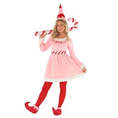 Imagen de Morph Disfraz Elfo Mujer,Elfo Mujer, Mujer Elfo, Navidad,Disfraz Elfa Adulto Mujer,Disfraz Duende Navidad Talla XXL