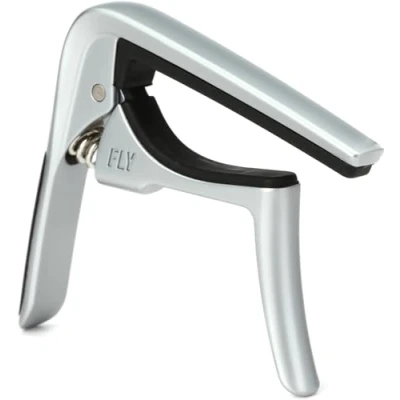 Imagen de JIM DUNLOP Capo Trigger Fly Satin Chrome, Eléctrica, Clásica, Acústica, Plato o Curvado, chrome