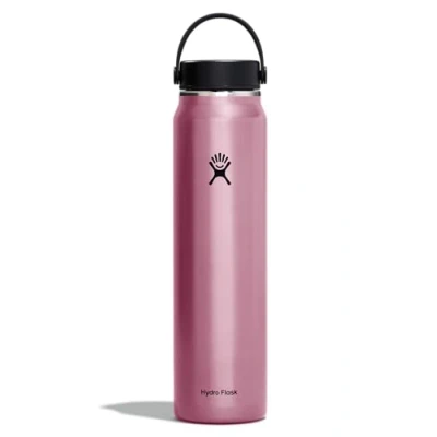 Imagen de Hydro Flask botella de agua ligera 1180 ml, serie Trail, reutilizable acero inoxidable aislada al vacío con tapa flexible a prueba fugas, boca ancha, turmalina