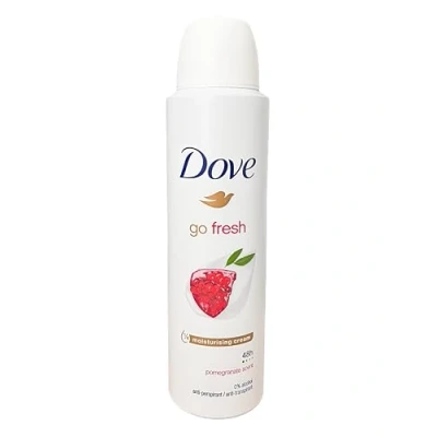 Imagen de 6 x Natural Dove Go Fresh Spray Granada Desodorante Cuerpo