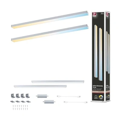 Imagen de Paulmann lámpara bajo mueble Inline 2x prolongación cromo 35 cm 830