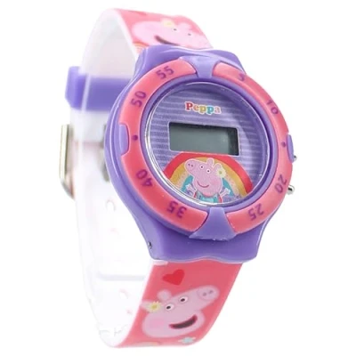 Imagen de Vadobag Peppa Pig Reloj Digital para niños, Color Rosa, Correa