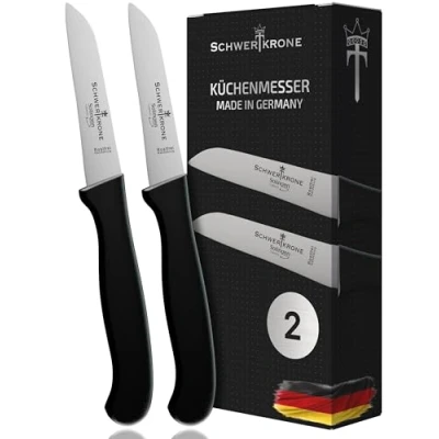 Imagen de Schwertkrone Cuchillo para pelar verduras, Recto de 2 piezas