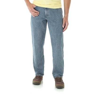 Imagen de Wrangler Relaxed Fit Rugged Wear Jeans, Color Gris, 52W x 30L para Hombre