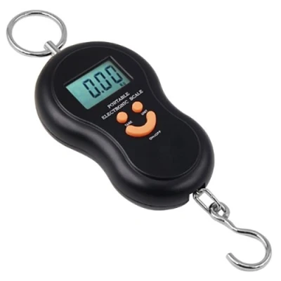 Imagen de DIGIFLEX Báscula Digital de Mano para Pesca, Equipaje, Maletas, Paquetes, Viaje 40 kg