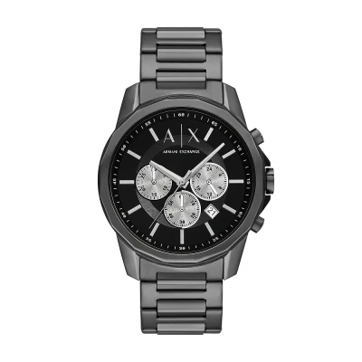 Imagen de Armani Exchange Banks Cronógrafo, Hombre, Talla: One Size, Gunmetal