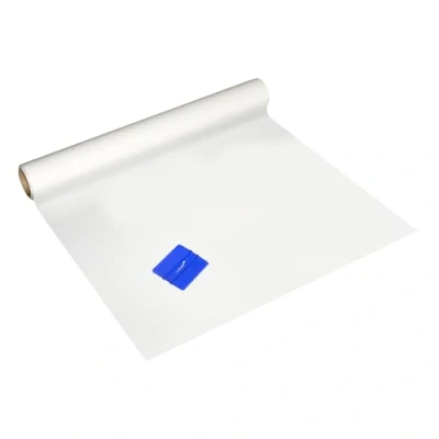 Imagen de Legamaster Wrap Up Lámina autoadhesiva estática, color blanco, 101 x 600 cm, se puede limpiar y reescribir, magnética, sin PVC, de polipropileno