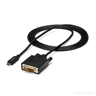 Imagen de Startech Cable Adaptador Conversor Usb c A Dvi 2m 1920x1200 De Vídeo