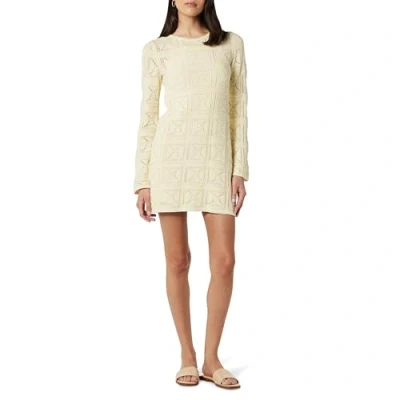Imagen de The Drop Micro Minivestido Laney de Ganchillo para Mujer, Abedul, XXL