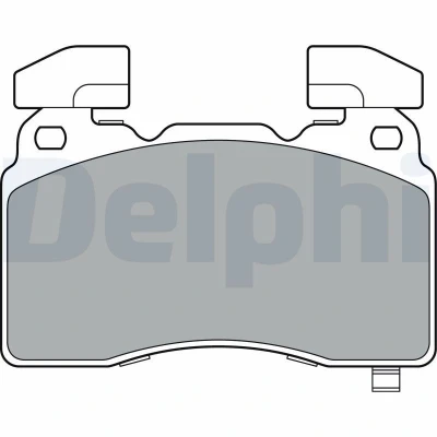 Imagen de DELPHI LP3366 Juego de pastillas freno con avisador acústico desgaste Chapa antichirridos sin accesorios OPEL: Insignia B Grand Sport