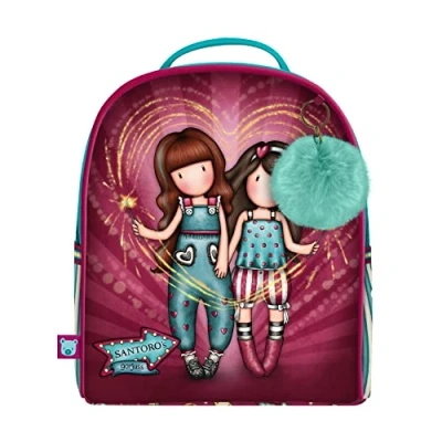 Imagen de Santoro Mini Mochila Gorjuss Fairground Fireworks 20X22X10Cm, Multicolor (1040GJ11)