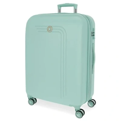 Imagen de Movom Riga Maleta Grande Turquesa 56x80x29 cms Rígida ABS Cierre TSA 91L 4,7 kgs 4 Ruedas Dobles