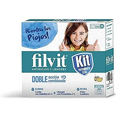 Imagen de Filvit Locion + Champu Antipiojos Kit 100 Ml