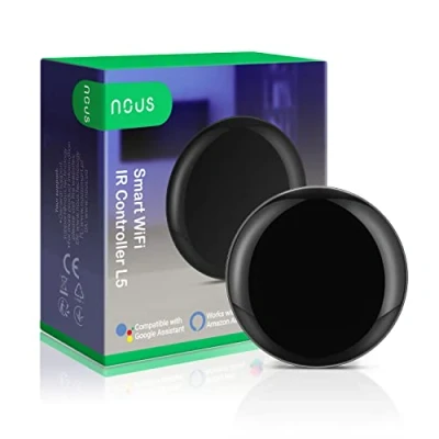 Imagen de Nous L5 Transmisor de Infrarrojos Tuya Smart Life Hub, Dispositivos Google Home, compatibles con Alexa, Mando a Distancia Wi Fi, Dispositivos, Distancia, 2.4 GH