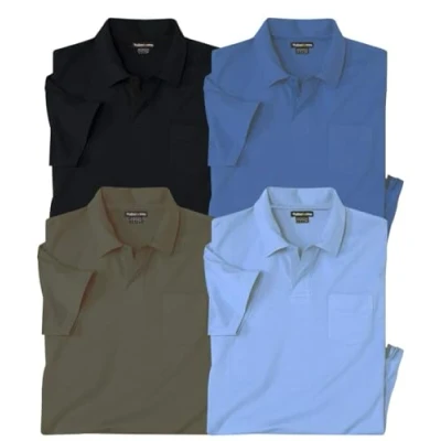 Imagen de ATLAS FOR MEN Lote de 4 Polos Casual Jersey M