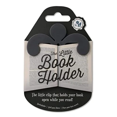 Imagen de IF Little Book Holder Grey Soporte, Lectura Manos Libres, marcapáginas, Papel, Gris, Talla única