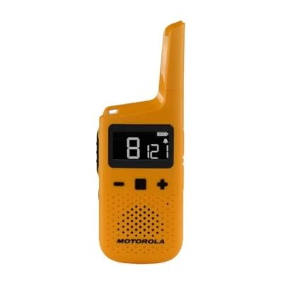 Imagen de Motorola T72 Amarillo Talk About Aparatos de Radio (2 Unidades, PMR446, IP54, Alcance 8 km, hasta 24 Horas duración)