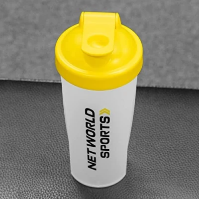 Imagen de Shaker de PROTEÍNA (700ML) Botella MEZCLADORA (Paquete 3, Amarillo)