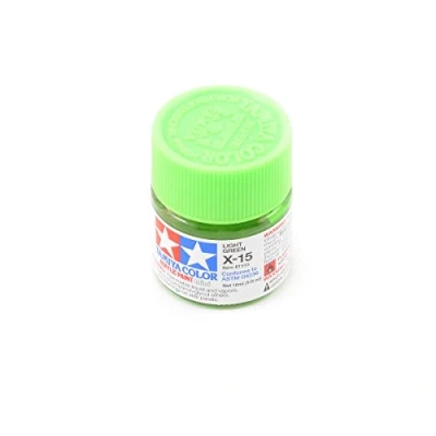 Imagen de Tamiya Pintura acrílica mini, verde claro X15 (Tamiya 81515)
