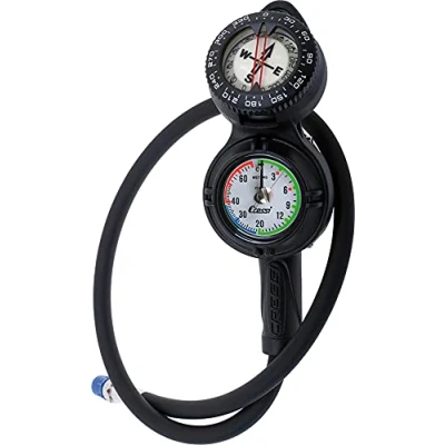 Imagen de Cressi Consola de Buceo con 3 Elementos, Unisex, Talla única