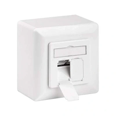 Imagen de Goobay 68572 RJ 45 Blanco Toma de corriente